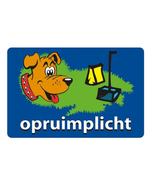 Buurtbord 9.08 Opruimplicht (Ovidius)