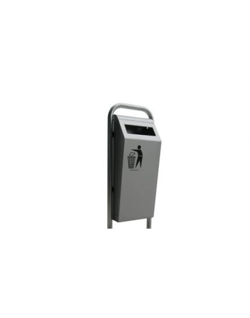 Basic BIN afvalbak 50L compleet met stalen buisbeugel 