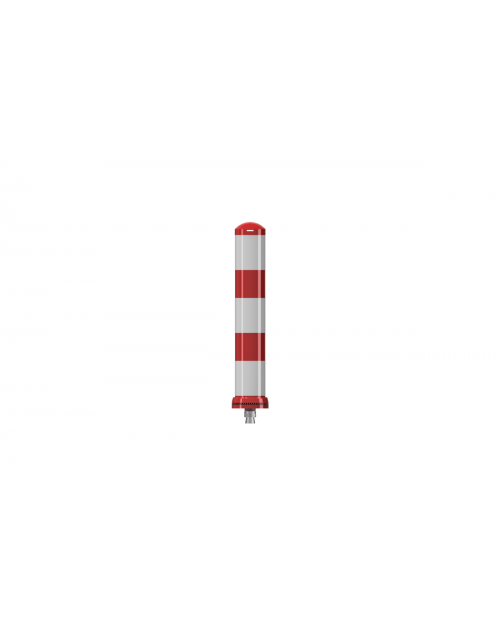 Pole Cone Big rood/wit, 130x800mm, M16 anker