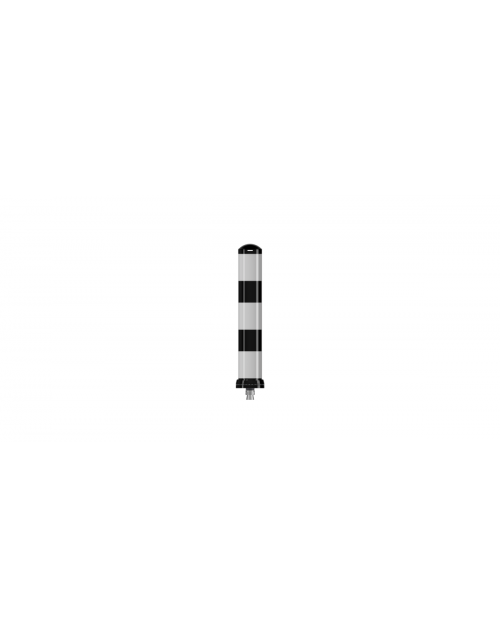Pole Cone Big zwart/wit, 130x800mm, M16 anker