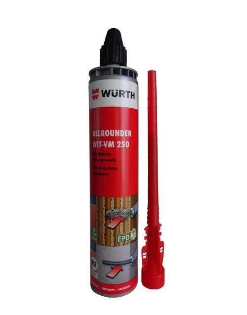 Mortel injectie patroon 280ml incl 2 spuitmonden