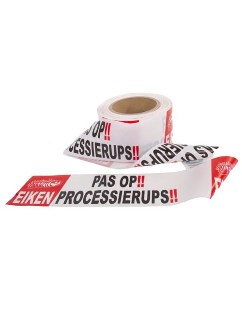 Afzetlint 250m, Pas op! eikenprocessierups