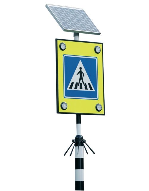 Voetgangersdisplay L02, 800x1000mm DOR DG3 Fluor 4xLED 80mm