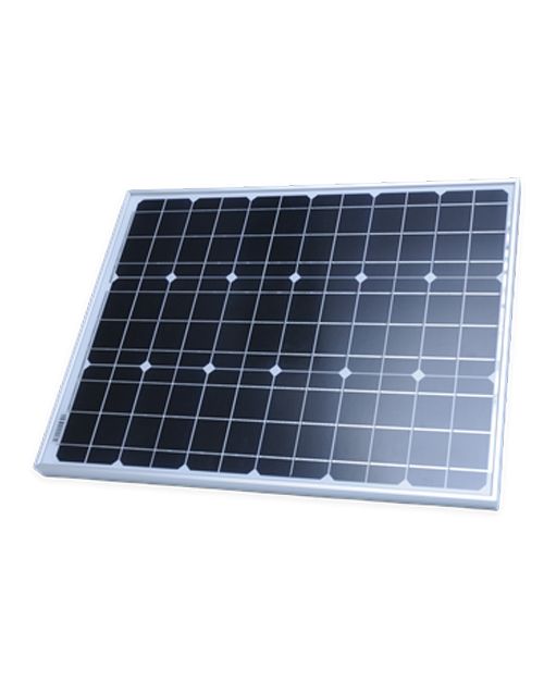 Solar pakket Module 50W + lader + 2 accu's + 2 kabels