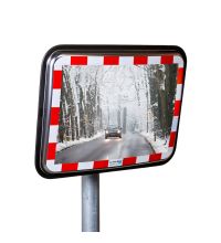 Verkeersspiegel RVS - BSM Anticondens en antivries 600x450mm, vorstvrij
