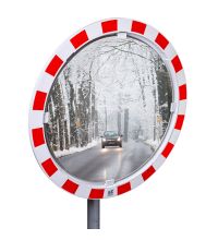 Verkeersspiegel RVS anticondens Jislon-Hydro-Mirror Afmeting Ø1000, condensvrij