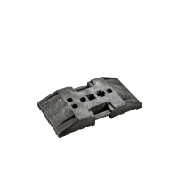 Geleidebaakvoet recycled zwart tbv 60/60mm baken zonder logo