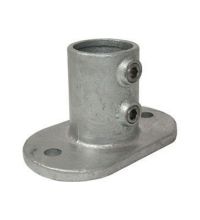 Tubeclamp type L132E plafondbevestiging ovaal t.b.v. Ø 60mm