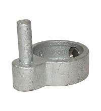 Tubeclamp type L140D klemring hekscharnier M t.b.v. Ø 48mm,D