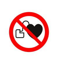 ISO P007 Verbod voor personen met pacemaker