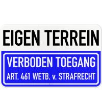 VT01ET Eigen terrein Verboden toegang