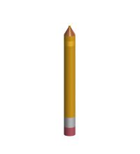 Pierre Pencil© Attentiepaal 2275mm diam 323mm, RAL1023 geel