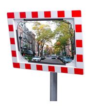 Verkeersspiegel Acryl 600x400mm beugel 48-90mm