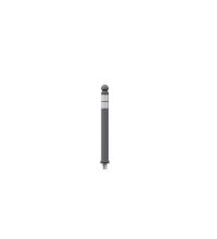 Pole Cone City® DK-7 Ball top - 80x870mm - grijs/wit