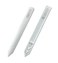 Flexibele bermplank met 2 witte prisma reflectoren 105mm x 1100mm