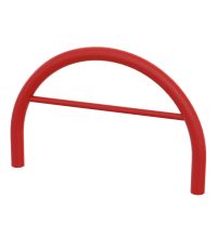 Pierre Pencil© Geleideboog met dwarsligger 1000mm diam 101mm. Dwarsligger rond 48mm., RAL3020 rood