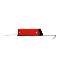 Geleiderailreflector BAND-IT enkelz. rood