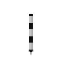 Pole Cone Traffic® NS - 80x800mm - 3x tape zwart/wit