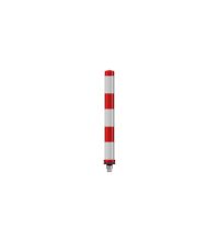 Pole Cone Traffic® NS - 80x800mm - 3x tape rood/wit