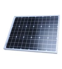 Solar pakket Module 50W + lader + 2 accu's + 2 kabels