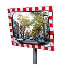 Verkeersspiegel veiligheidsglas 800x600mm, beugel 48-90mm