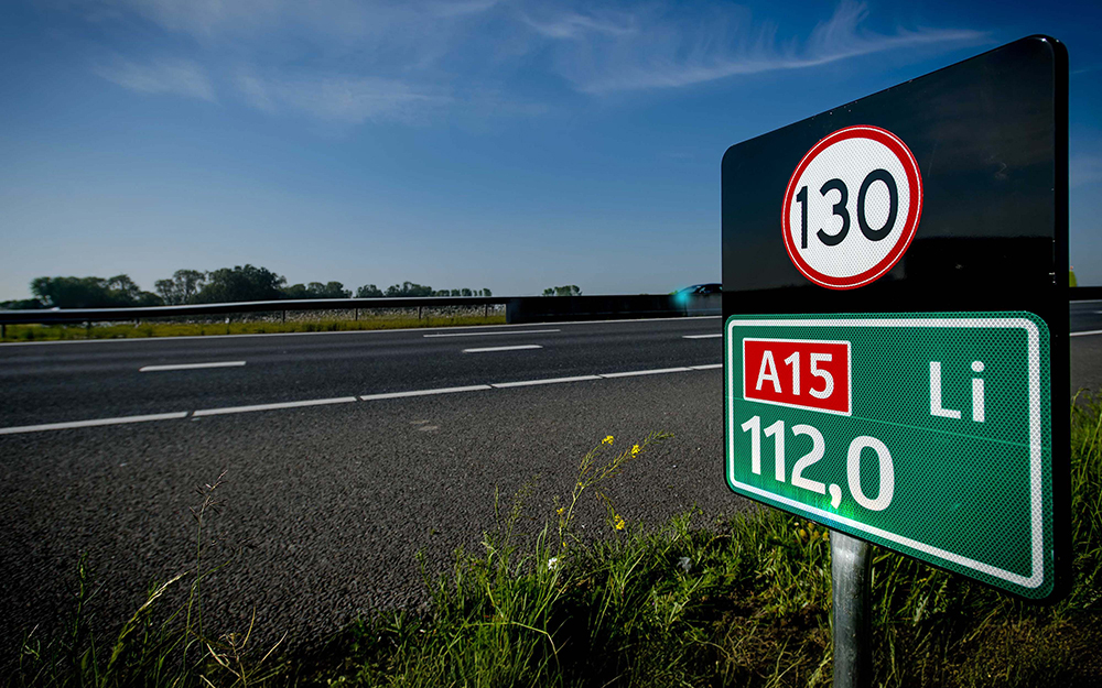 Snelheidsborden vervangen door stikstofakkoord